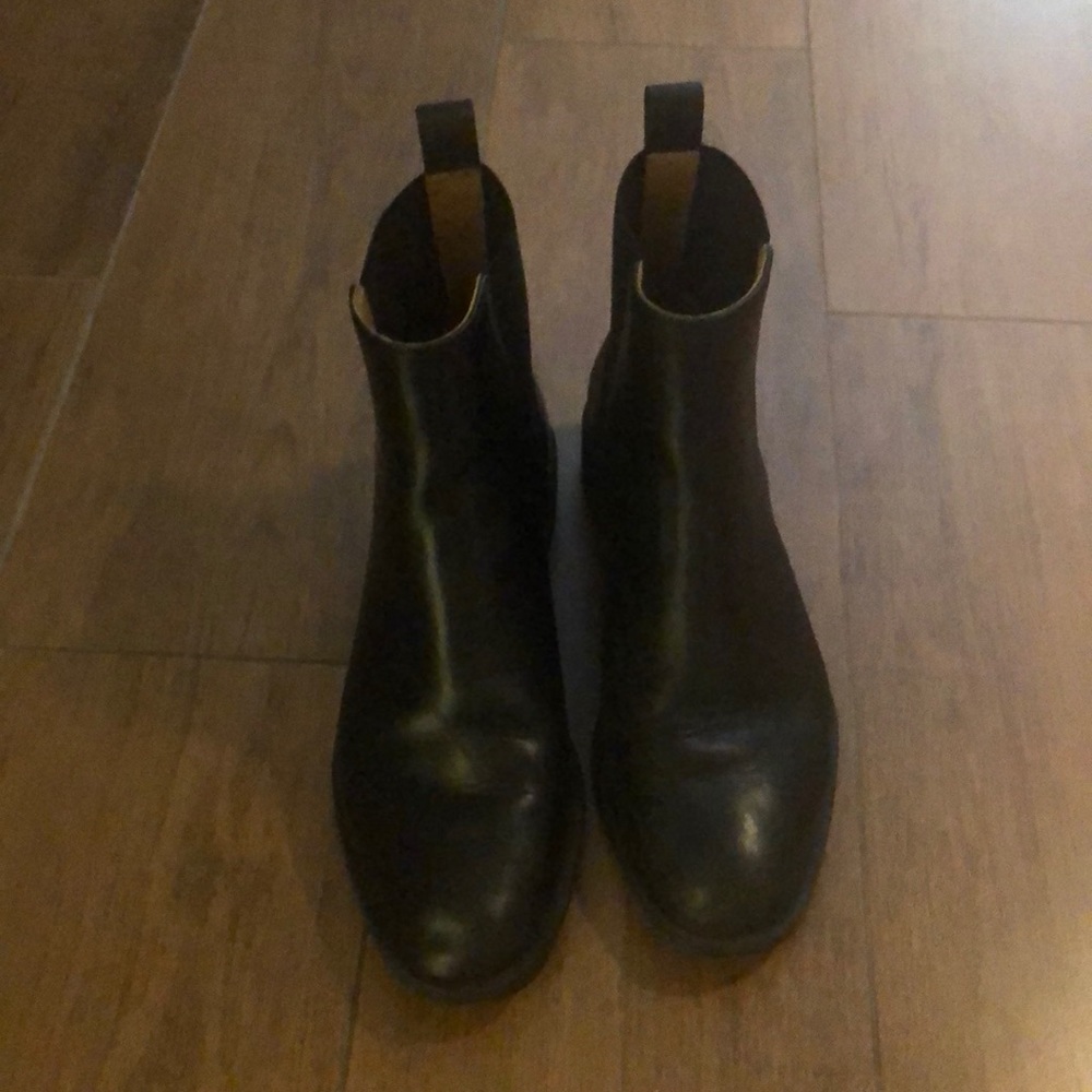 & Other Stories black leather boots